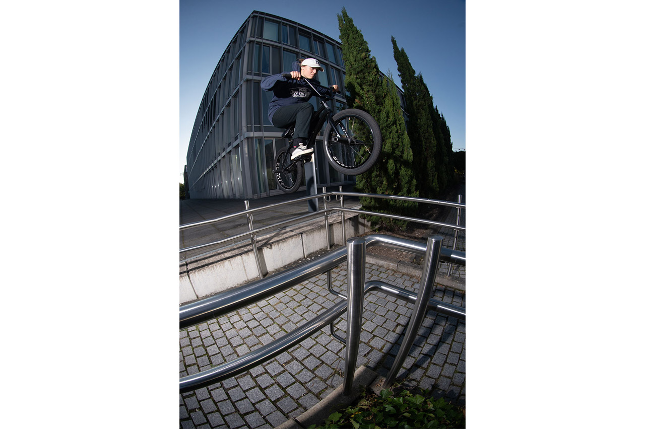 Nachdem der Clip von diesem Railhop eingetütet war, hat ihn Linda Grabner einfach noch ein paar Mal für ein Foto gemacht