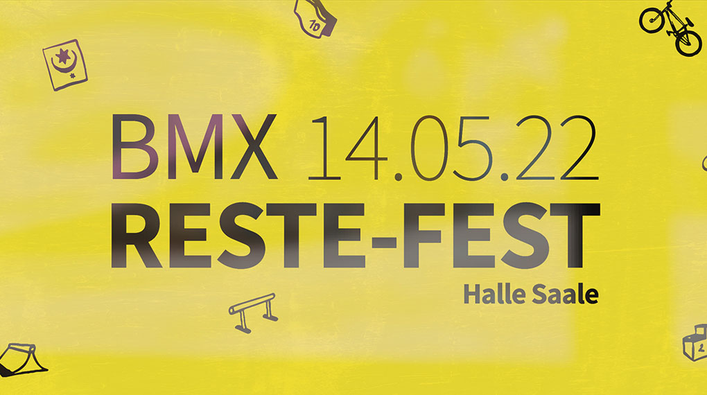 Halle rollt! Am 14.5.2022 geht es am Skatepark Thüringer Bahnhof bei einem streetigen BMX Contest rund. Hier erfährst du mehr.