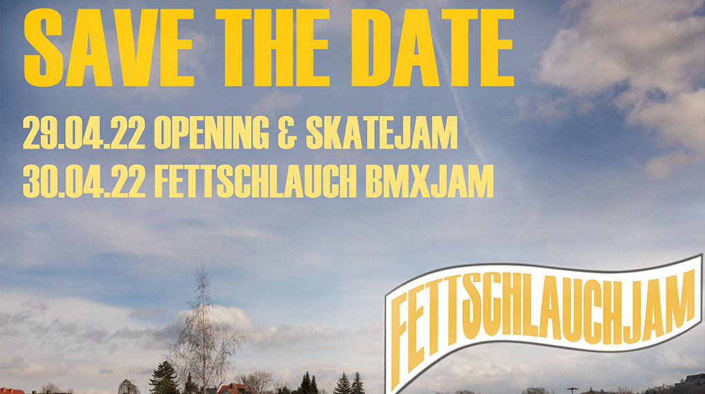 Die Locals haben den Skatepark Coburg gründlich auf Vordermann gebracht und laden nun am 30. April 2022 zum Fettschlauch BMX Jam.