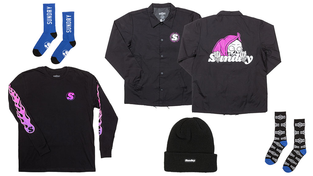 Über SIBMX ist ein Schwung neuer Klamotten von Sunday Bikes eingetroffen, die ab sofort im BMX-Shop deines Vertrauens erhältlich sind.