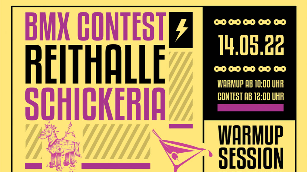 Nach zwei Jahren Zwangspause durch Corona, können wir uns dieses Jahr endlich wieder auf einen BMX Contest in der Reithalle Ulm freuen.