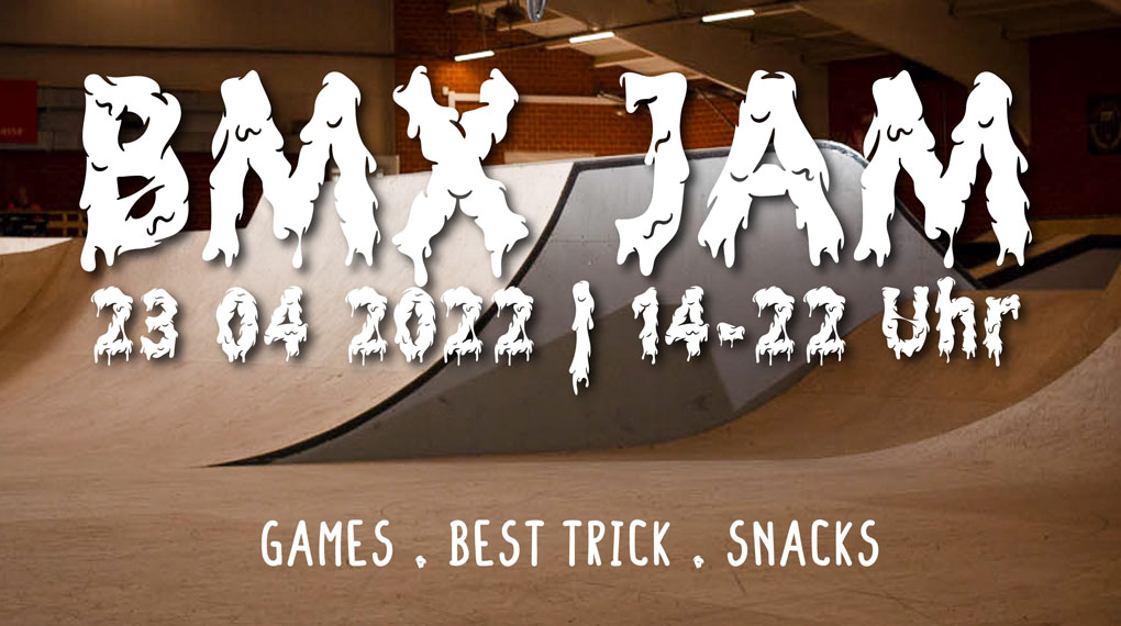 Am 23. April 2022 geht es in der Backyard e. V. Skatehalle Oldenburg BMX-technisch rund! Was genau geplant ist, erfährst du hier.