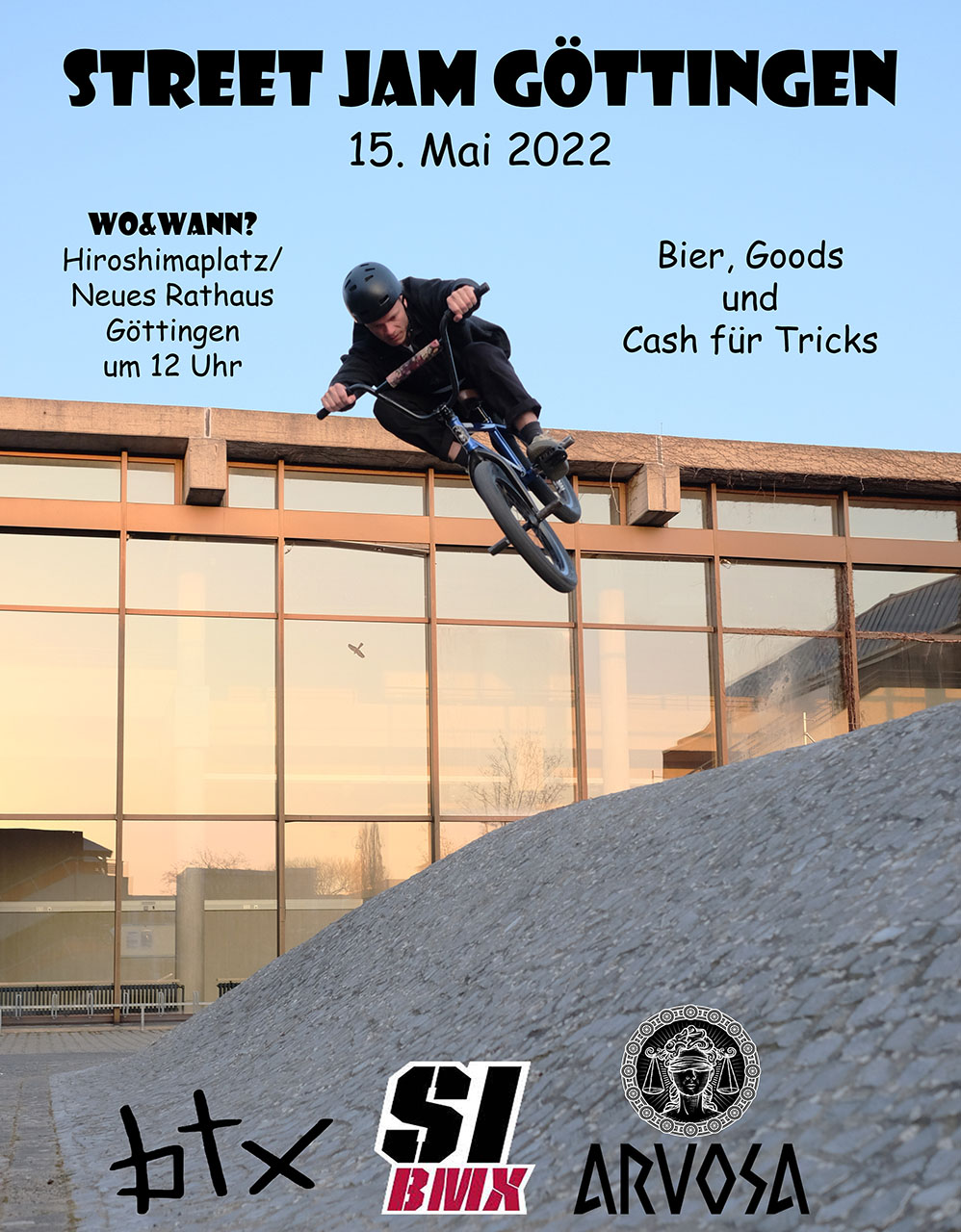 Am 15. Mai 2022 findet der allererste Streetjam aller Zeiten in Göttingen statt. Die wichtigsten Infos dazu findest du hier.