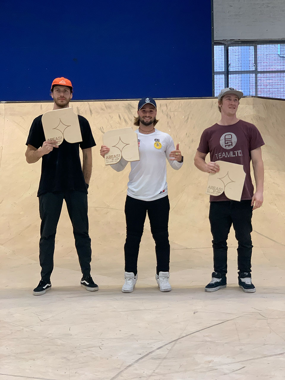 Die Gewinner des UCI C1 BMX Freestyle Park Contests 2022 in der Area 51 Eindhoven