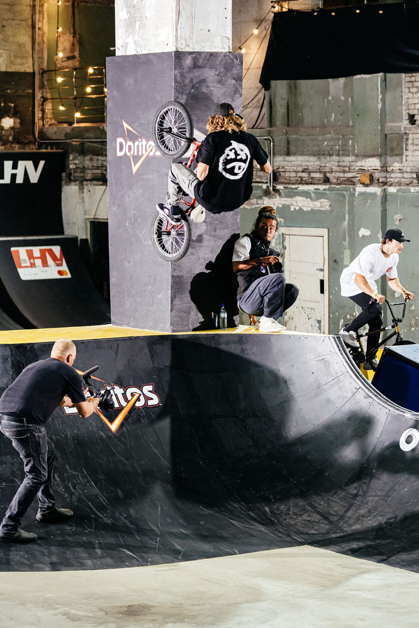 Der Parcours passt in diesem Jahr nicht unbedingt so richtig gut zu Reed Starks Fahrstil, aber natürlich hat er sich trotzdem schon ein paar kreative Lines überlegt