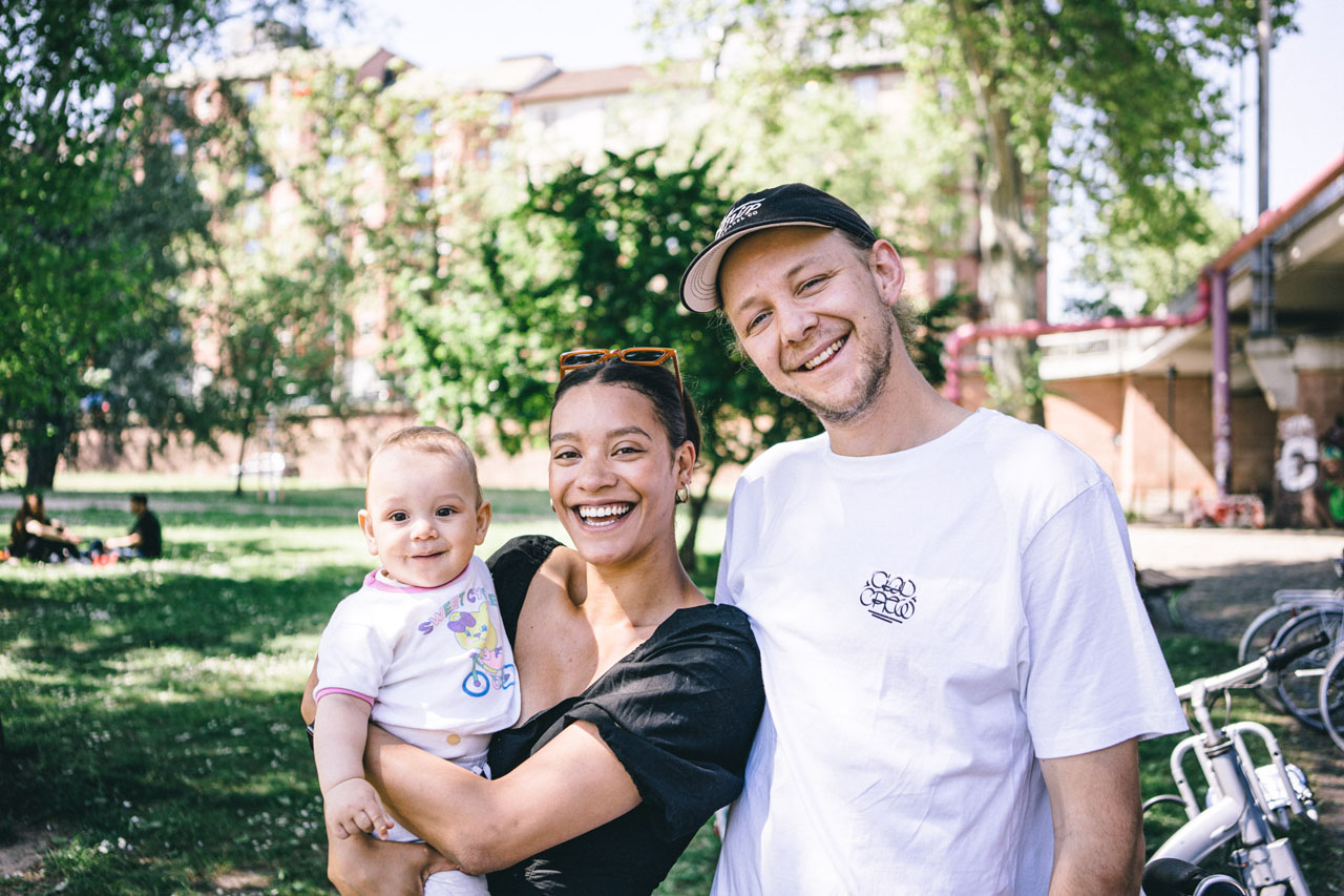 Eddie Baum und Familie