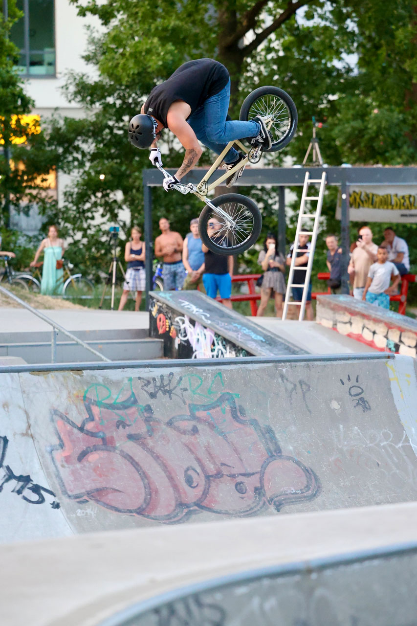 Nach mehrwöchiger Verletzungspause konnte Tobias Freigang endlich wieder Gas geben