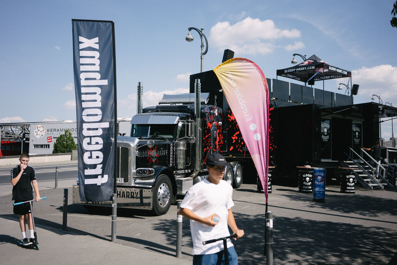 Bei all der wilden BMX-Action im Hafenpark, war der Höllentruck von Bloody Harry trotzdem der Hingucker des Wochenendes!