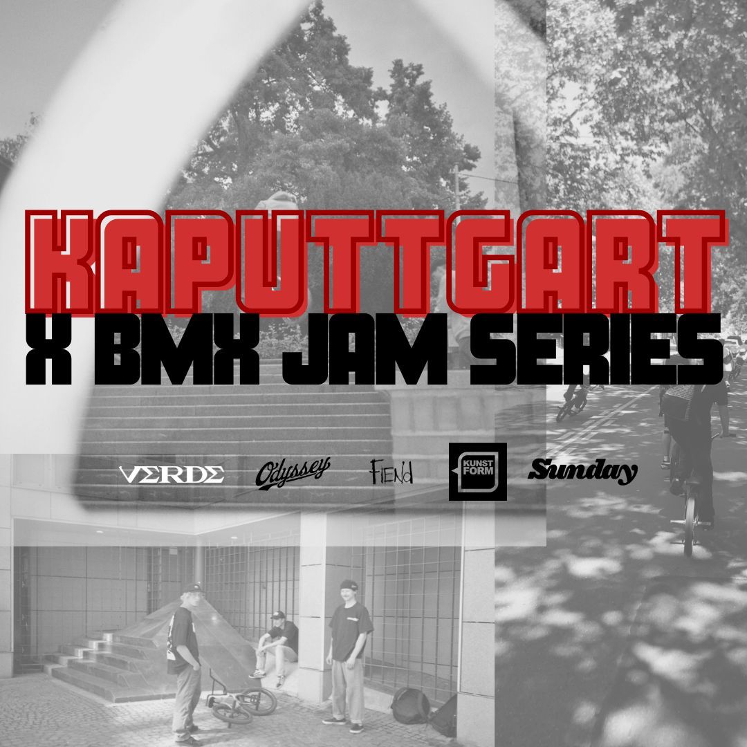 Das erste Video der Kaputtgart-Crew feiert am 27.08.2022 im kunstform BMX Shop Stuttgart seine Premiere, Streetjam tagsüber inklusive.