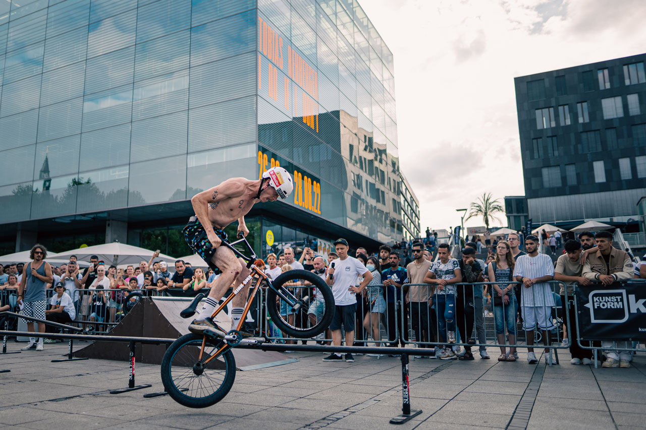 Der frisch gebackene Traffic-Teamfahrer Marius Stoll