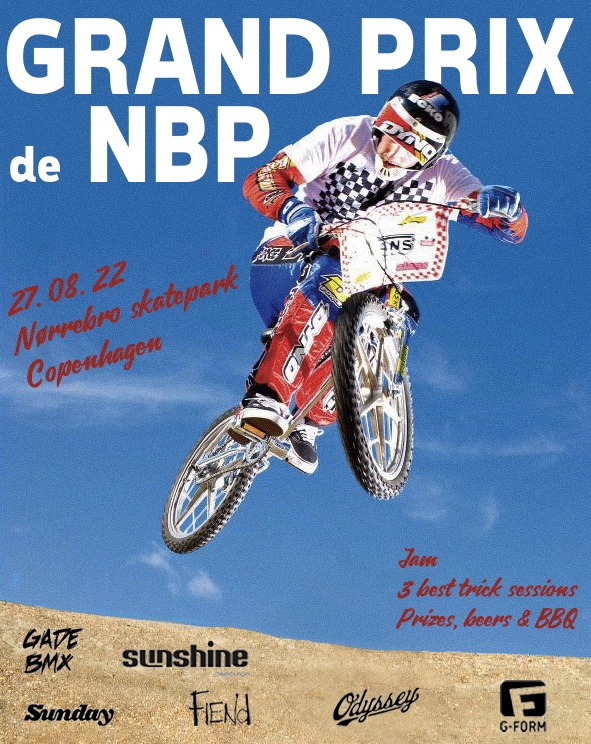 Preise, BIer, BBQ – am 27.08.2022 steigt im Norrebro Skatepark in Kopenhagen der Grand Prix de NBP. Hier erfährst du mehr.