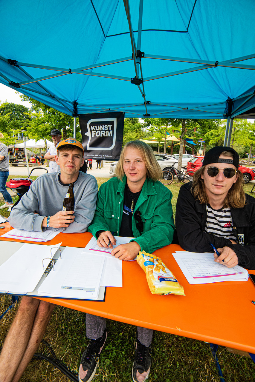 Jury, Tag eins: links nach rechts: Til Urban, Arthur Witt, Felix Altenburg