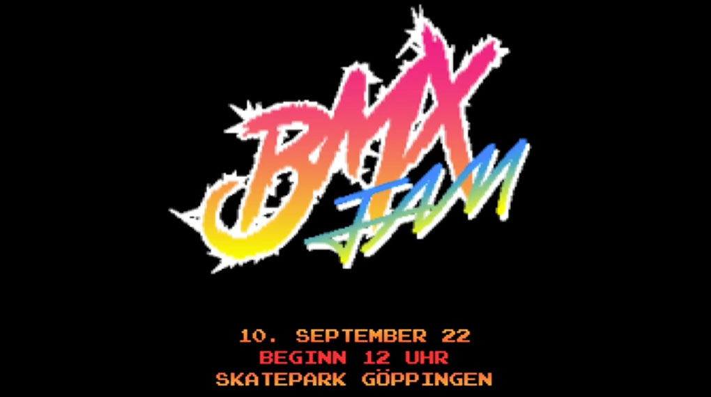 Soweit es das Wetter zulässt, findet am 10. September 2022 ein mega zwangloser und entspannter BMX-Jam im Skatepark Göppingen statt.