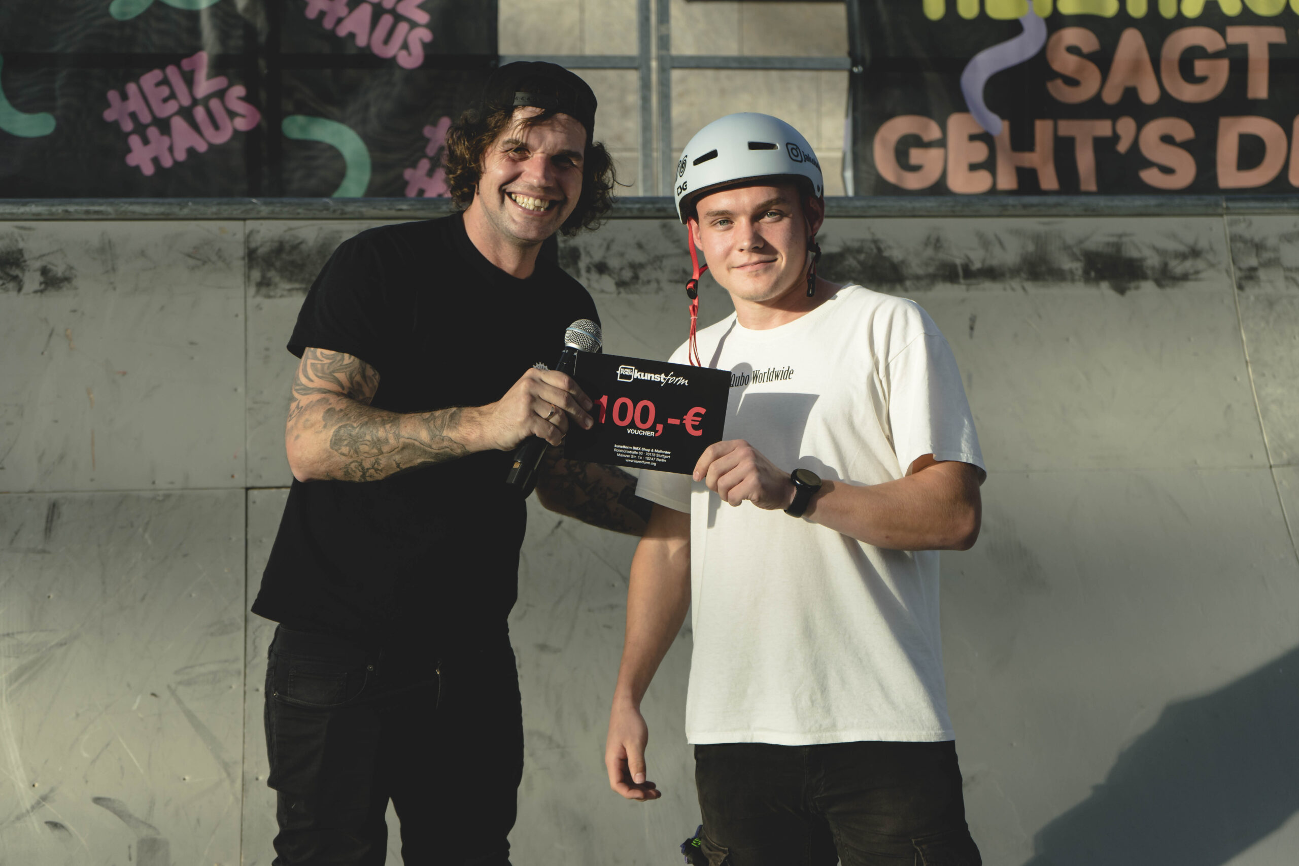 Den allerbesten Trick zeigte Jakob Dunkel, der einen Double Whip to Tailtap to Whip in auf die Rampe nagelte