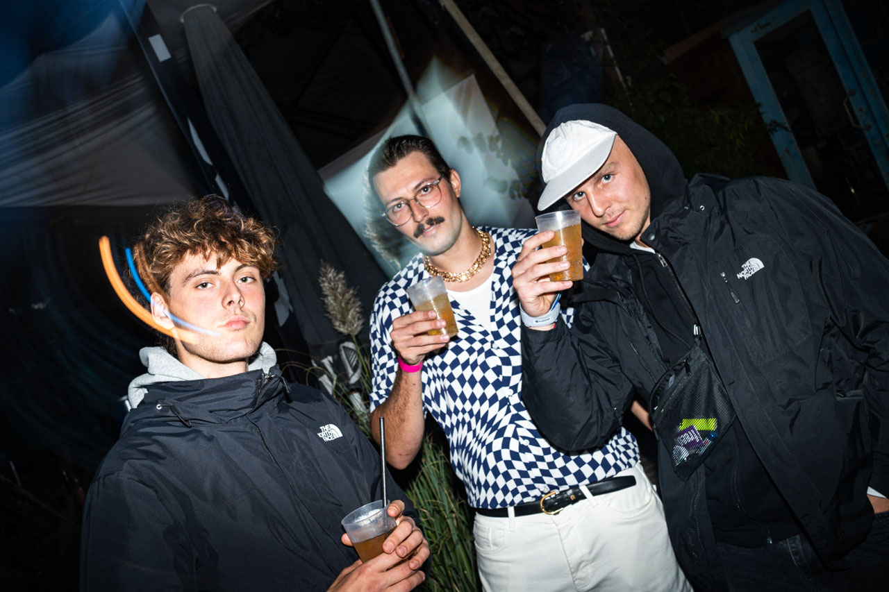 V.l.n.r.: Mattis Torn, Alex “Roastbeefmane” Seggebäing und Angelo Kurtz