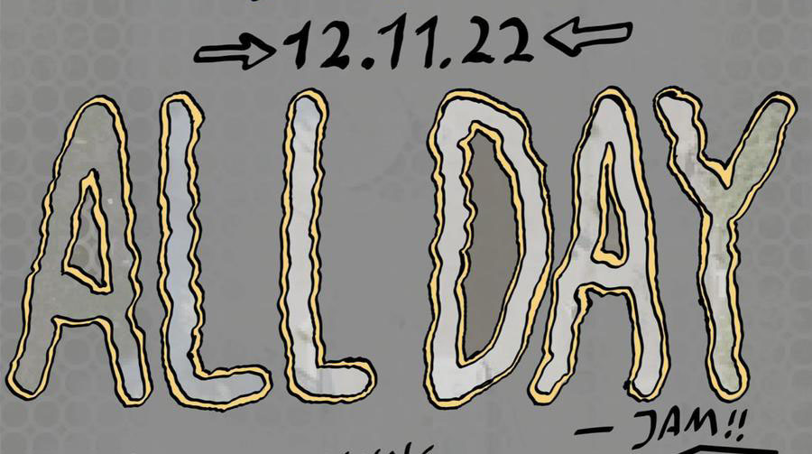 Jibben Allday! Am 12.11.2022 feiert Yung Carl aka Felix Stinshoff seinen Geburtstag am DIY-Skatepark in Essen und ihr seid alle herzlich dazu eingeladen.