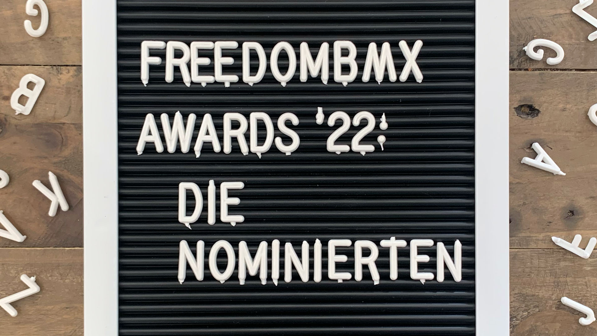 Die Spannung steigt! Hier erfährst du, welche Fahrerinnen und Fahrer für die freedombmx Awards 2022 in der Skatehalle Berlin nominiert sind.