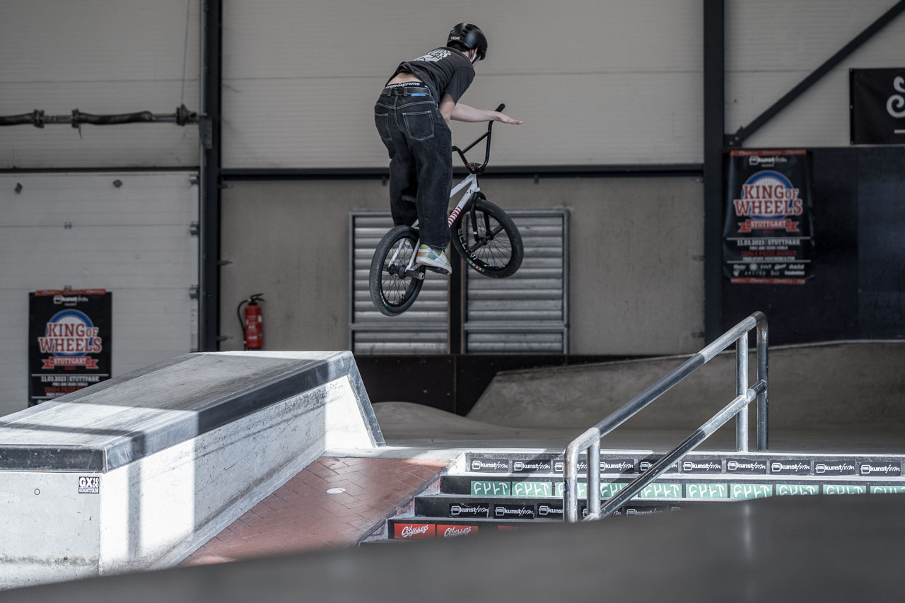 Wenn Frederik Irmscher einen Trick "on lock" hat, dann Feebs to Bar