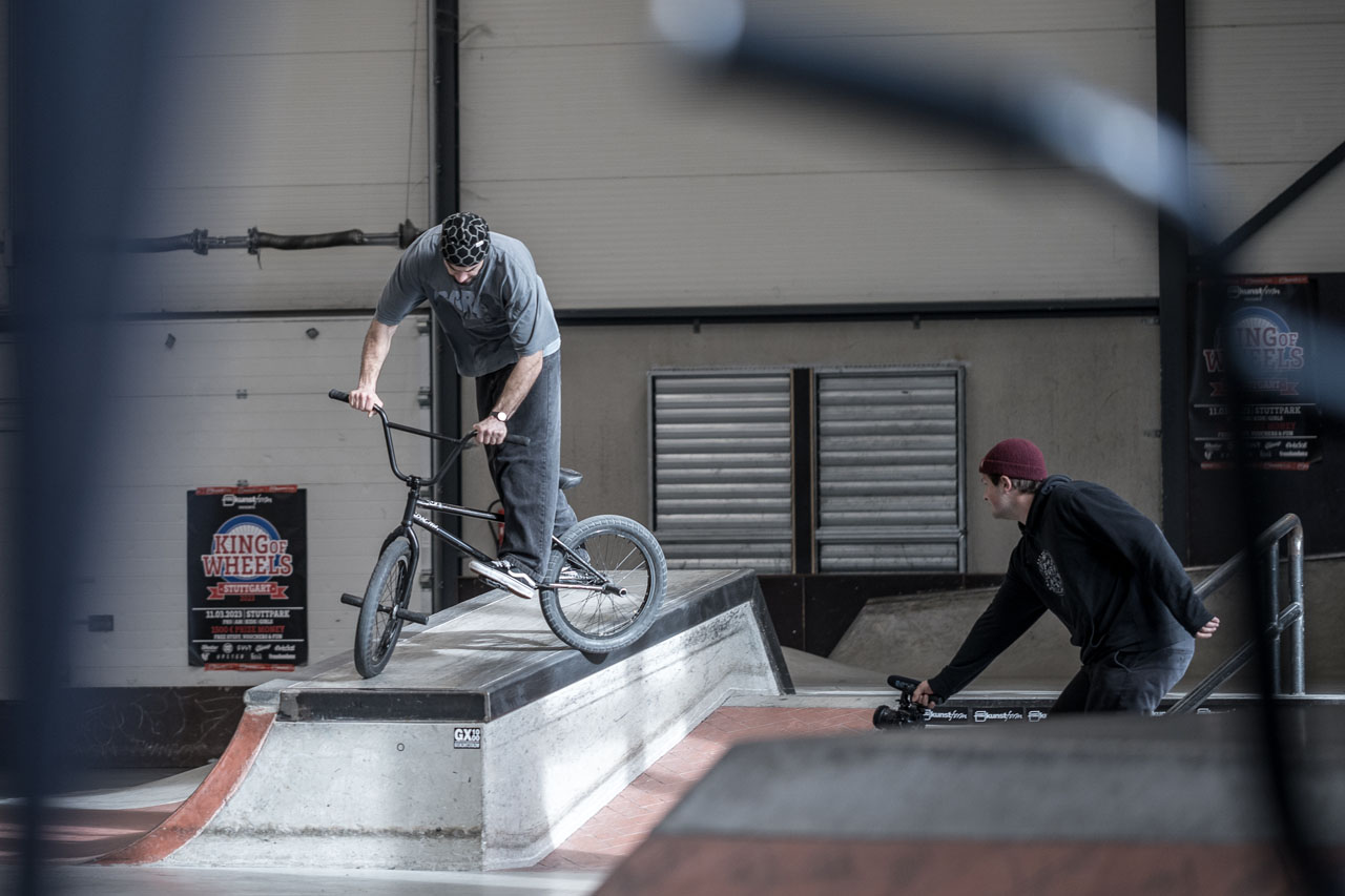 Streicheleinheiten für die Ledge von Kalle Frank, dem zweifellos geschmeidigsten Fahrer der Amateurklasse