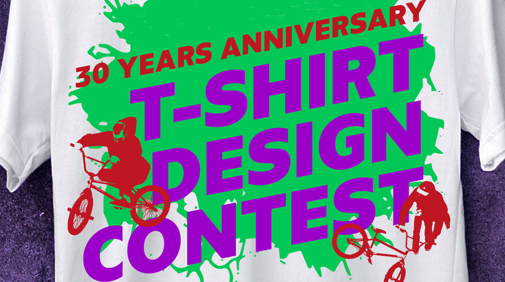Zu unserem 30-jährigen Dienstjubiläum veranstalten wir in Kooperation mit kunstform einen T-Shirtdesigncontest. Hier erfährst du mehr.