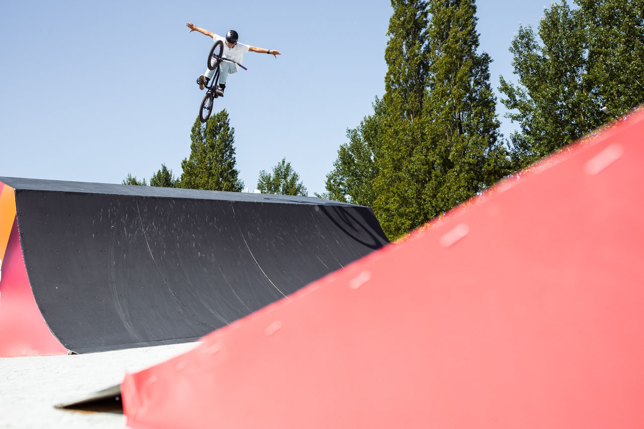 Kein anderer Fahrer flog in der Jugendklasse so hoch und stylisch durch die Luft wie Noah Prasse