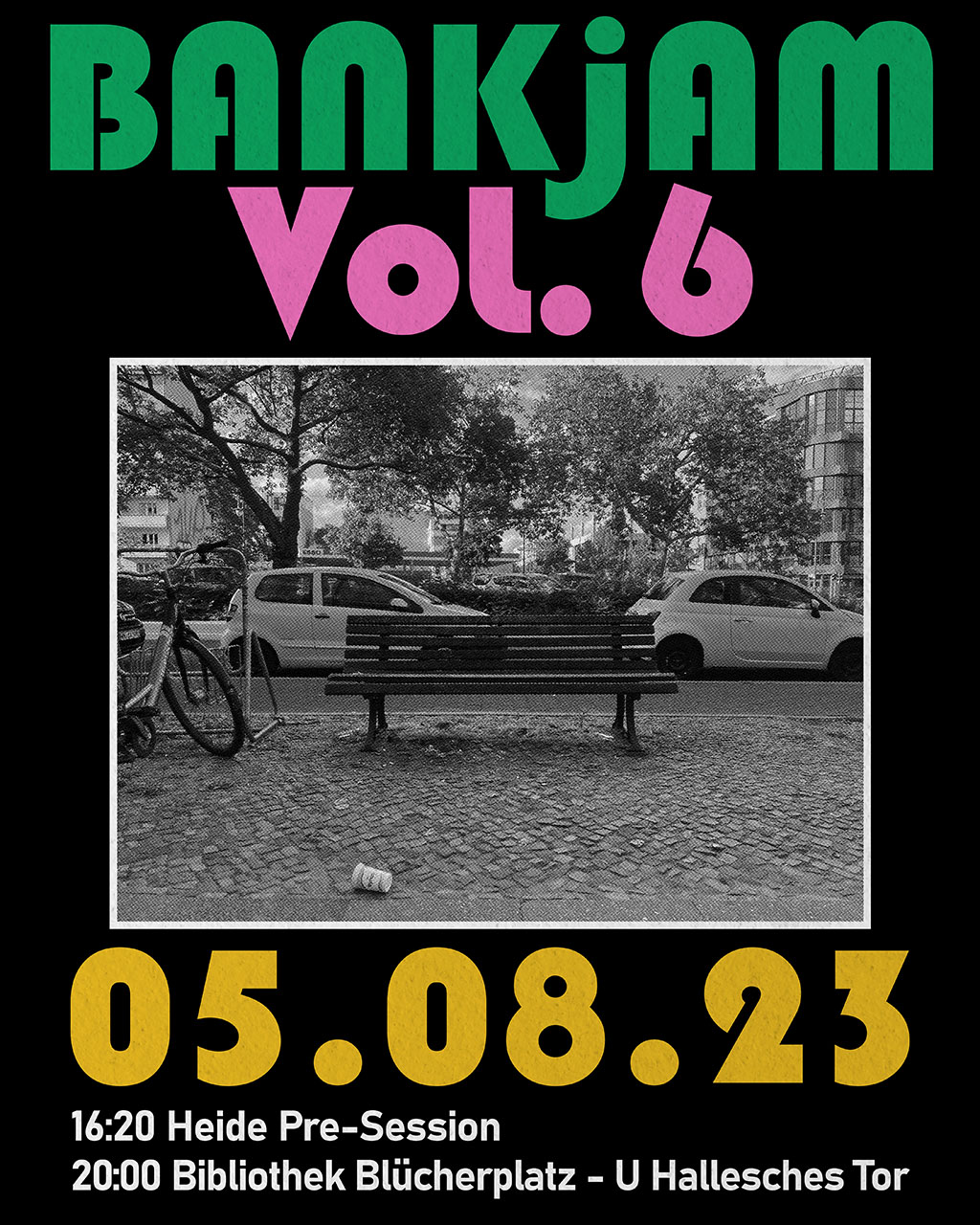 Der Bank Jam aka das weltbeste Atzenevent ist zurück! Für die 6. Auflage mit neuer Location, aber mindestens genauso viel Esprit. Mehr dazu hier.