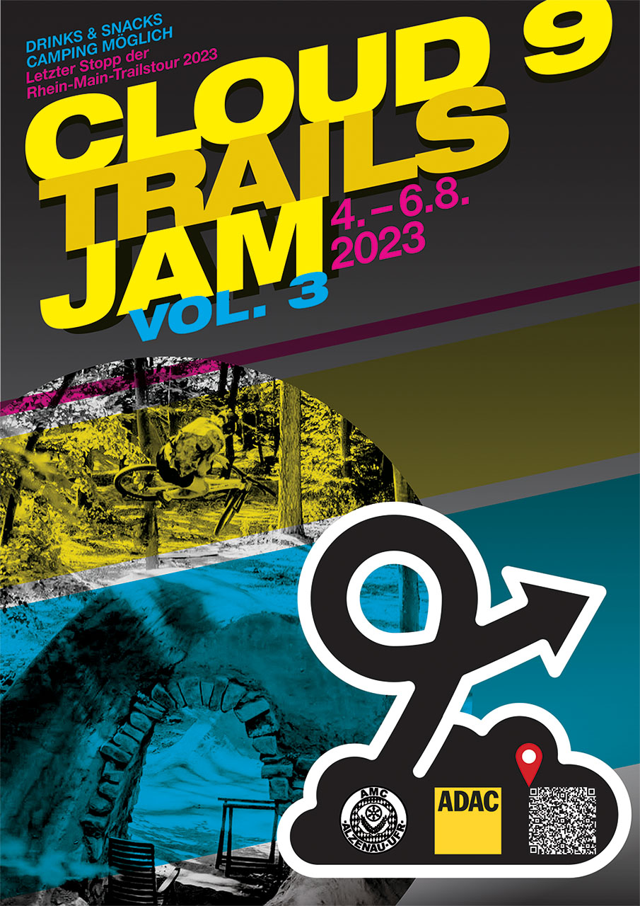 Drei Tage im Dreck spielen, feiern, campen – das verspricht der Cloud 9 Trails Jam vom 04.–06. August 2023 in Dettingen am Main (Bayern). Mehr dazu hier.