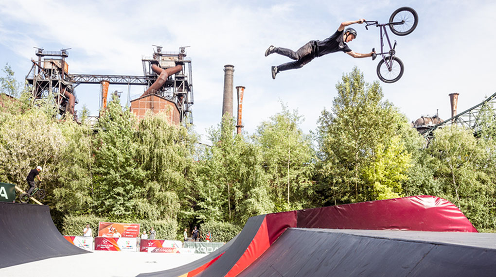 Bei die Finals im Landschaftspark Duisburg-Nord wurden die Deutschen Meister:innen in BMX-Park und -Flatland gekürt. Hier gibt es die volle Medienbreitseite