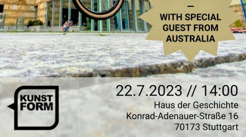 Am 22. Juli findet an dem vielleicht bekanntesten Flatlandspot Deutschlands aka dem Haus der Geschichte in Stuttgart ein chilliger Jam statt.