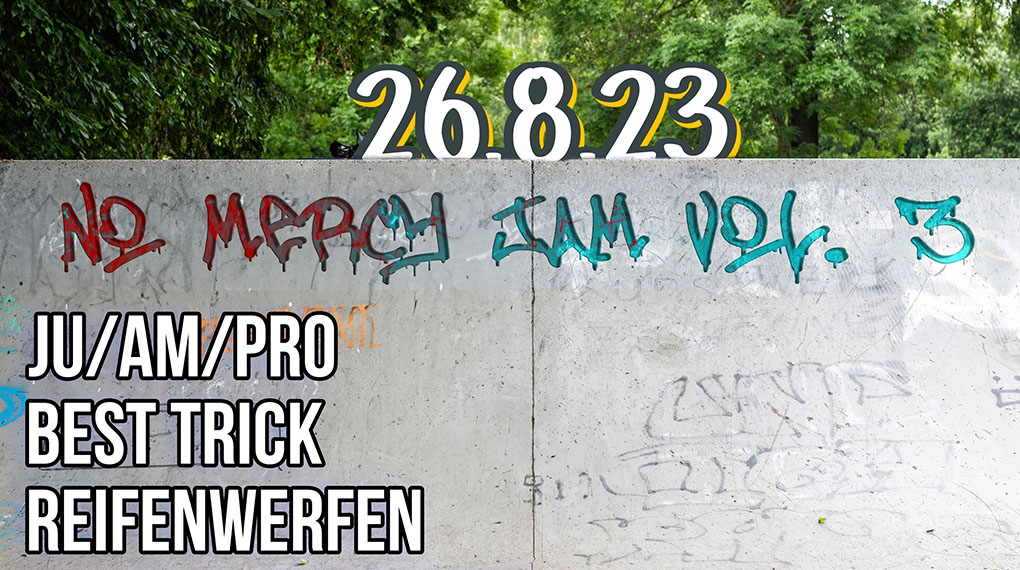 Am 26. August 2023 geht der No Mercy Jam im Mercyland-Skatepark in Zwickau in die nächste Runde. Alles Weitere erfährst du hier.