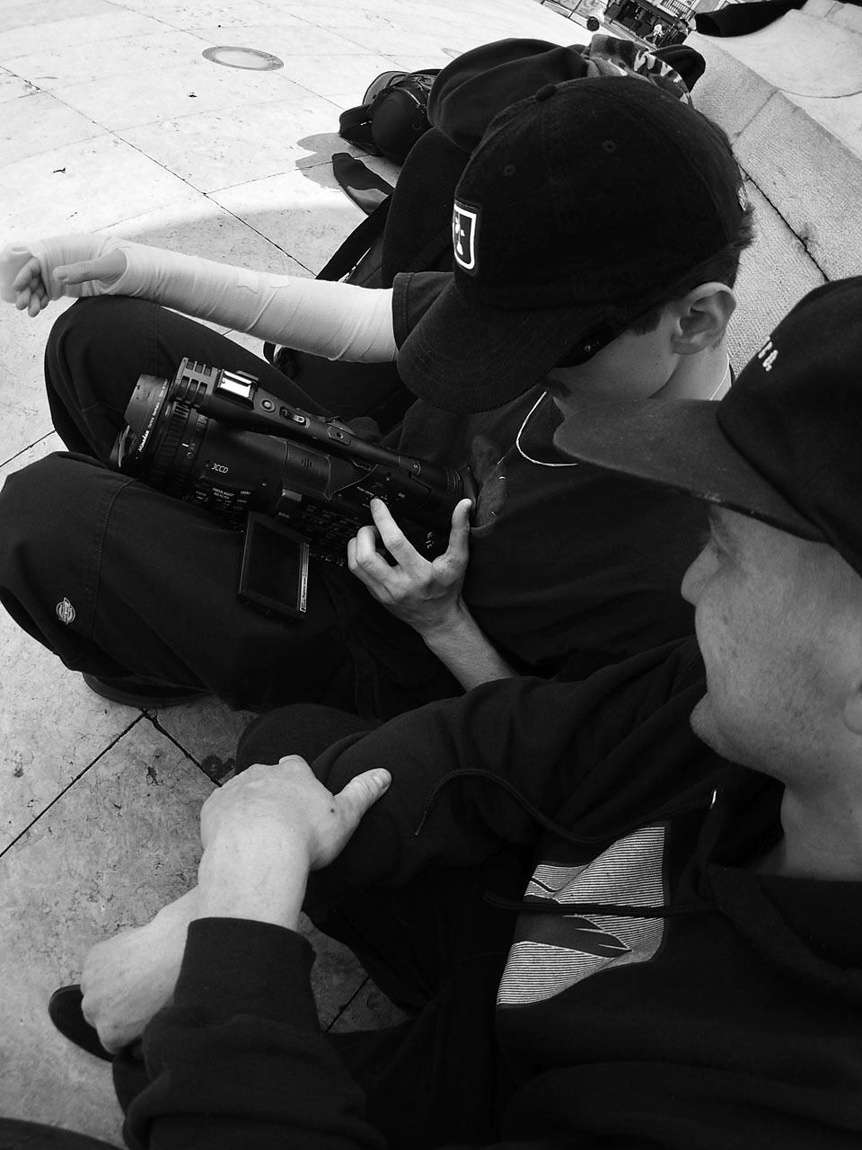 Saki Parlapanis, der zweite Mann an der Kamera, filmte die gesamte Woche mit Handicap