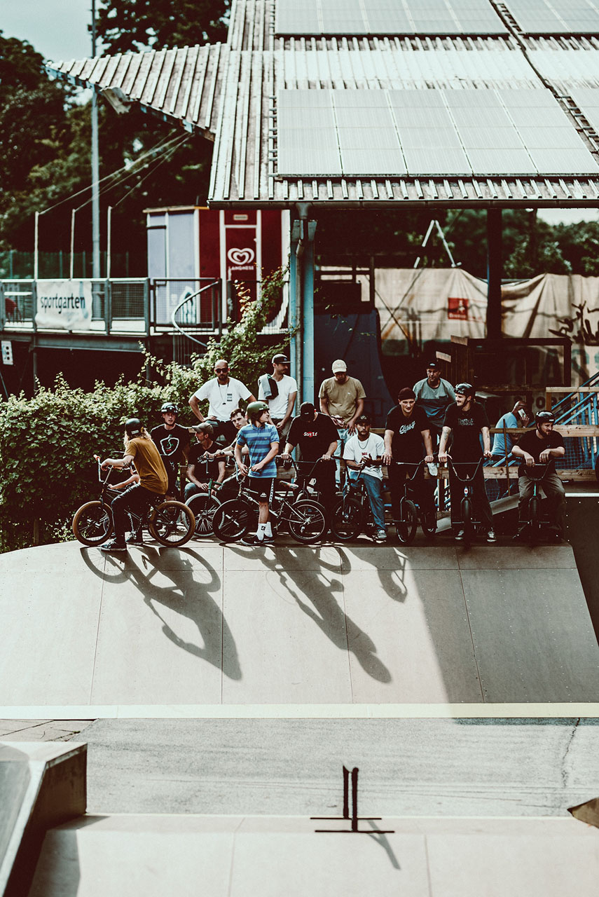 Die neuen Rampen im Sportgarten haben überzeugt. Schön, dass ihr alle da wart! Picture by Sven Hallmann