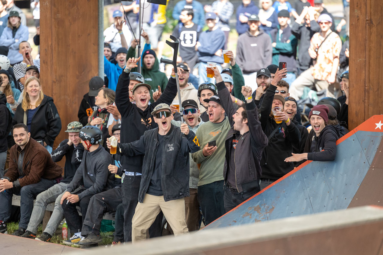 Die BMX-Ultras machten ordentlich Radau