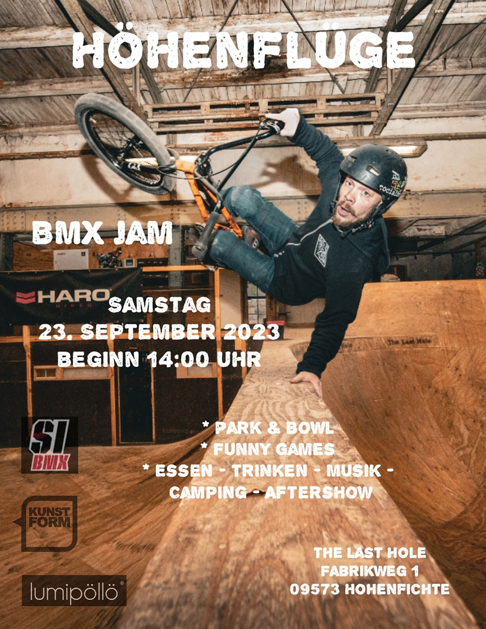 Neues Datum für den Höhenflüge-Contest 2023 im schönen Hohenfichte (Sachsen). Die dortigen Rundungen werden nun am 23. September auseinandergenommen!