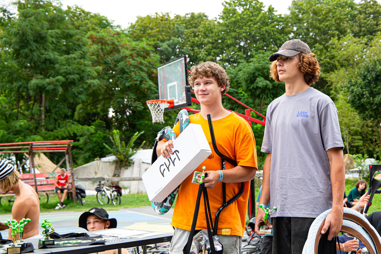 Platz 2 und 3 bei den Amateuren (v. l. n. r.): Eugen Chedrik und Kyrylo Hordiienko