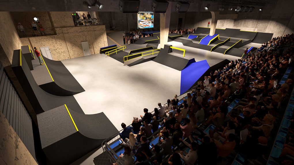 Auf der Simple Session 2023 erwartet die Fahrerinnen und Fahrer ein extra schmackhafter Parcours, der auch in diesem Jahr von Nate Wessel designt wurde