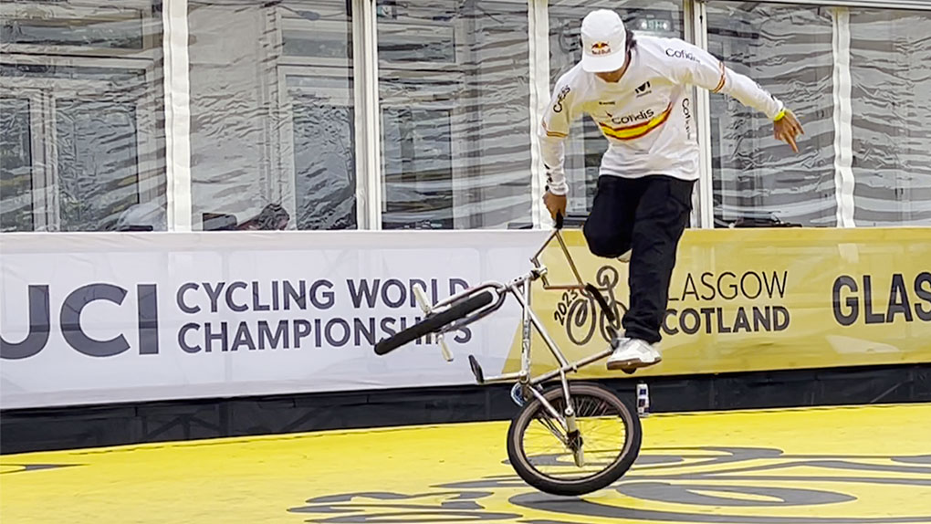 Das Level auf der UCI-Flatlandweltmeisterschaft in Glasgow (Schottland) war unfassbar. Hier sind einige Highlights aus dem Halbfinale der Herren.