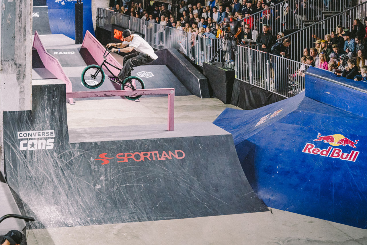 Stuart Chisholm war einer der wenigen Fahrer, der mit wirklich jedem Obstacle des Parcours