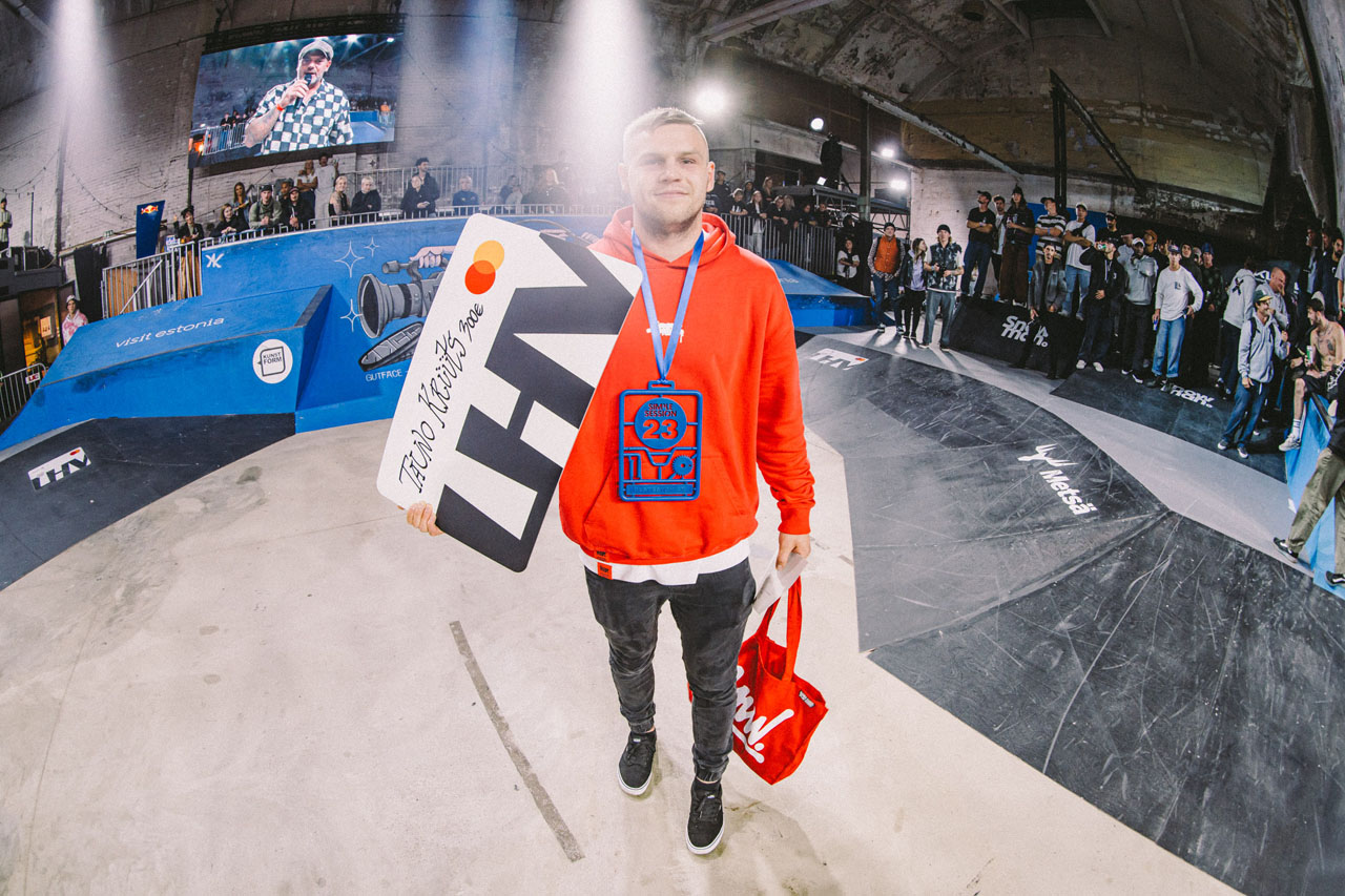 Tauno Krüüts wurde als bester estnischer Fahrer ausgezeichnet