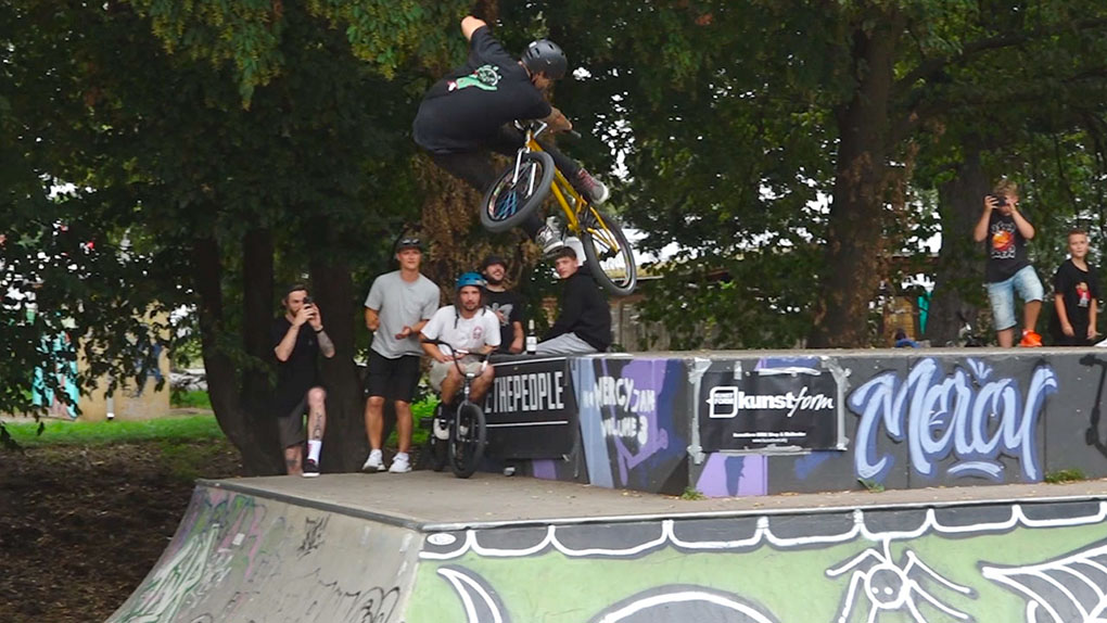 Bereits zum dritten Mal hatte der SIBMX-Teamfahrer Fabian Haugk zum No Mercy Jam ins Zwickauer Mercyland geladen. Hier sind die Highlights des Tages.