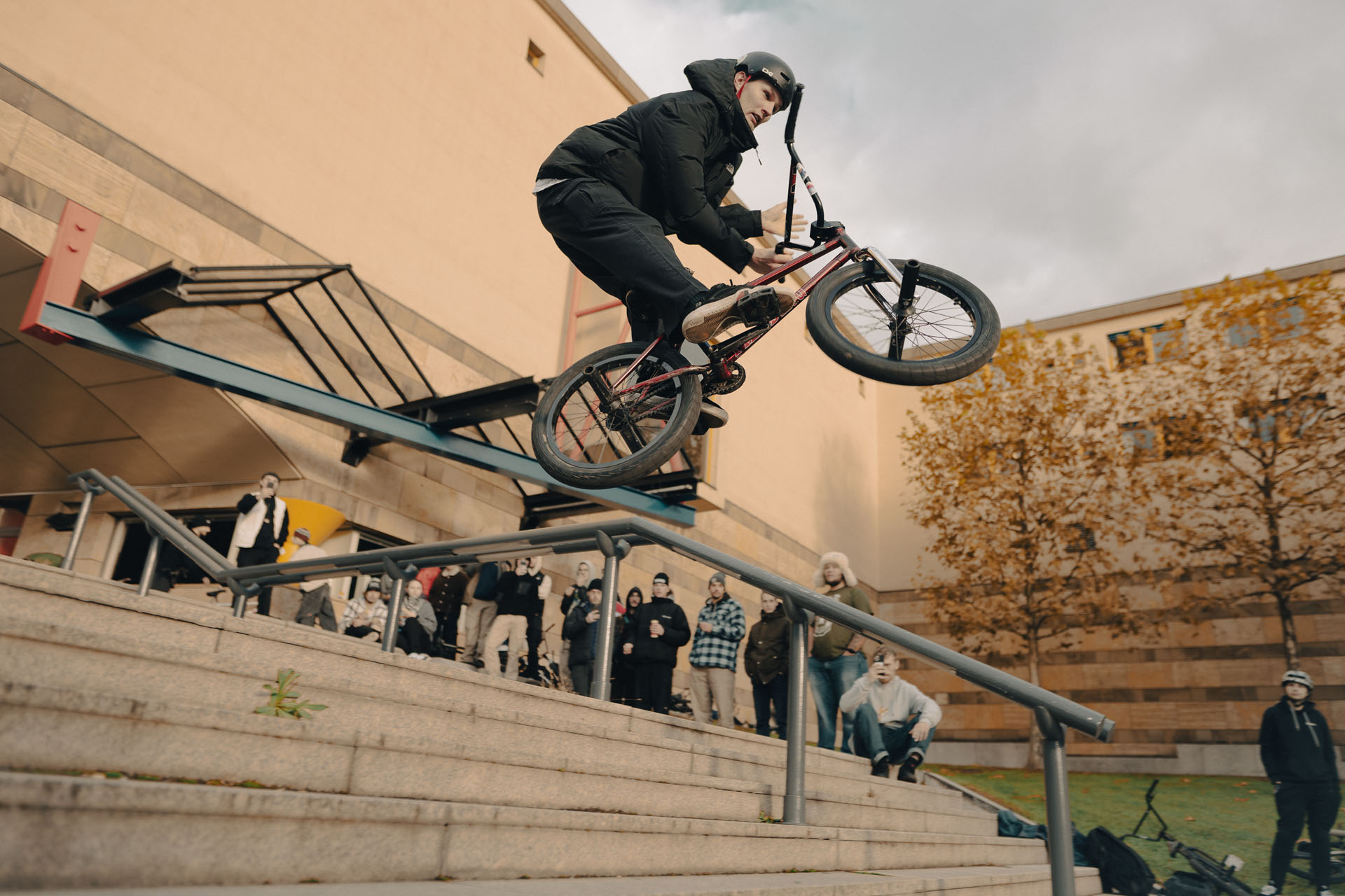 Am Doubleset entwickelte sich ein richtig gute Session. Hier haben wir Andreas Gall mit einem Bar am zweiten Set; Foto: Smail Mast