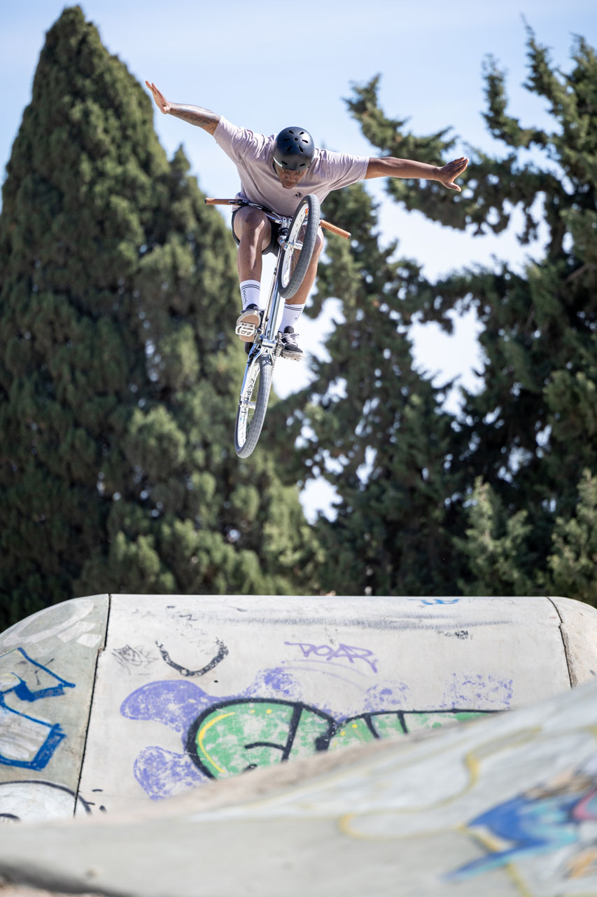 Leon, Nohander auf der Jumpline in San Rafael