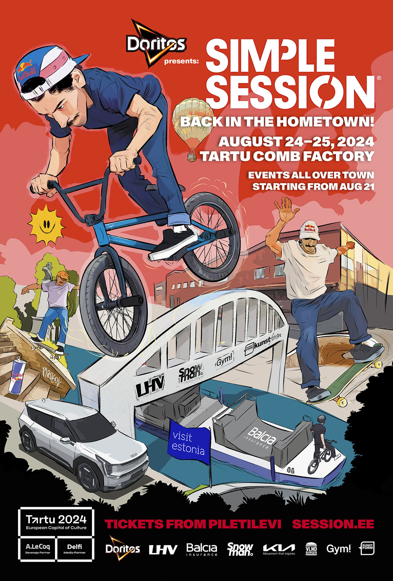 Nach mehr als 20 Jahren in Tallinn kehrt die Simple Session vom 24.–25. August 2024 in die Stadt zurück, in der alles begann. ​Tartu, here we come!