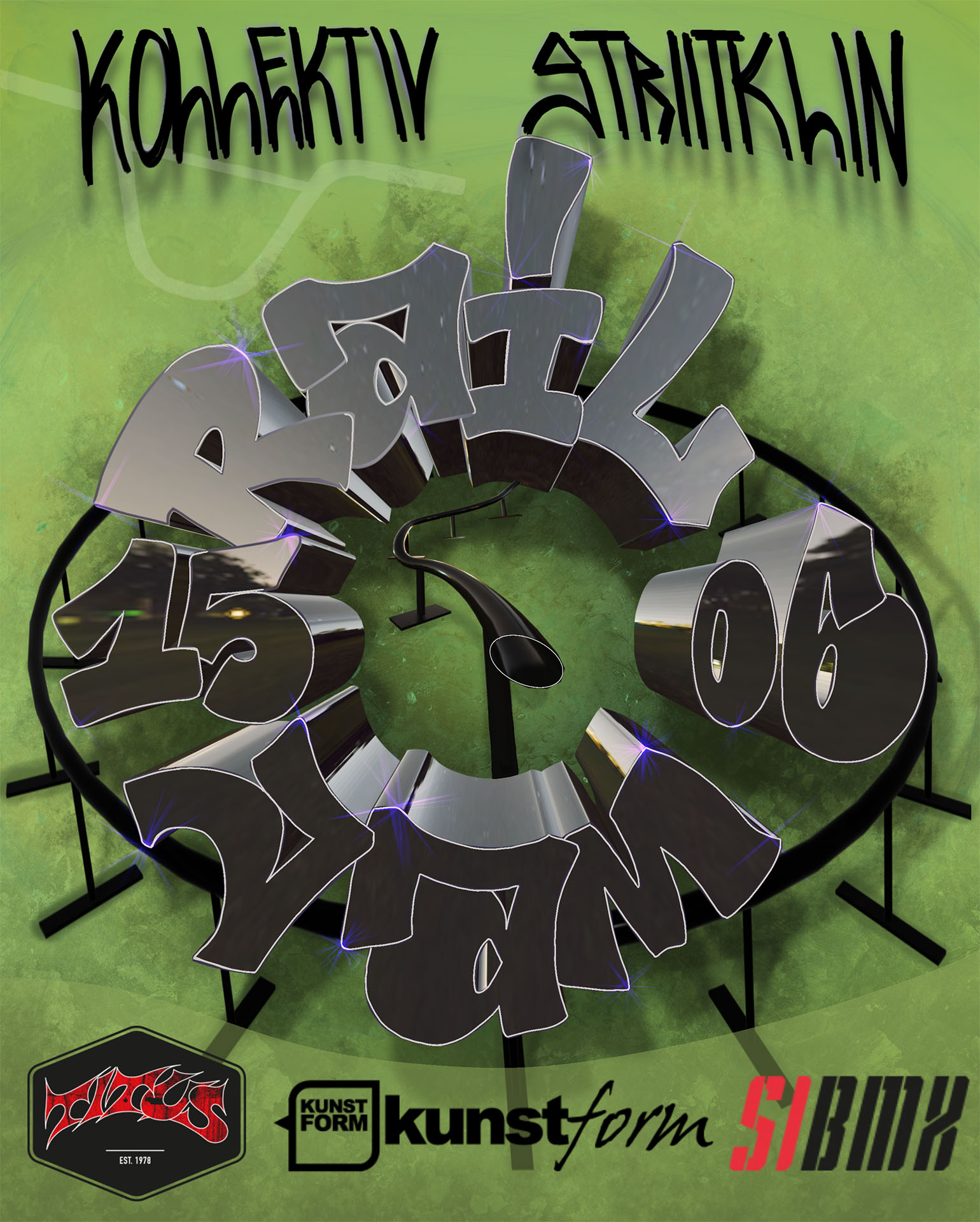 Grindsportenthusiast:innen aufgepasst! Das Striitklin Kollektiv lädt auch in diesem Jahr wieder zum Railjam an das Elbufer in Dresden.