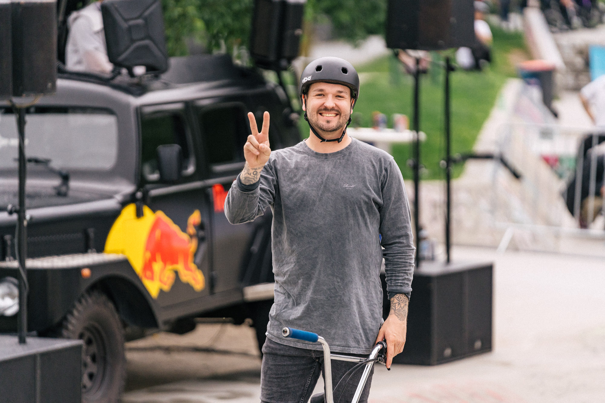 Tobias Freigang feierte nach mehrmonatiger Verletzungspause auf dem EUROBIKE BMX Festival endlich sein langersehntes Comeback