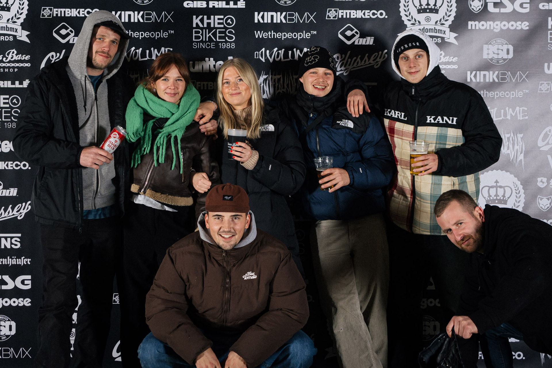Fabian, Kay, Seby, Frances, Daniel, Marvin und aus irgendeinem Grund Paul Fabian, haha