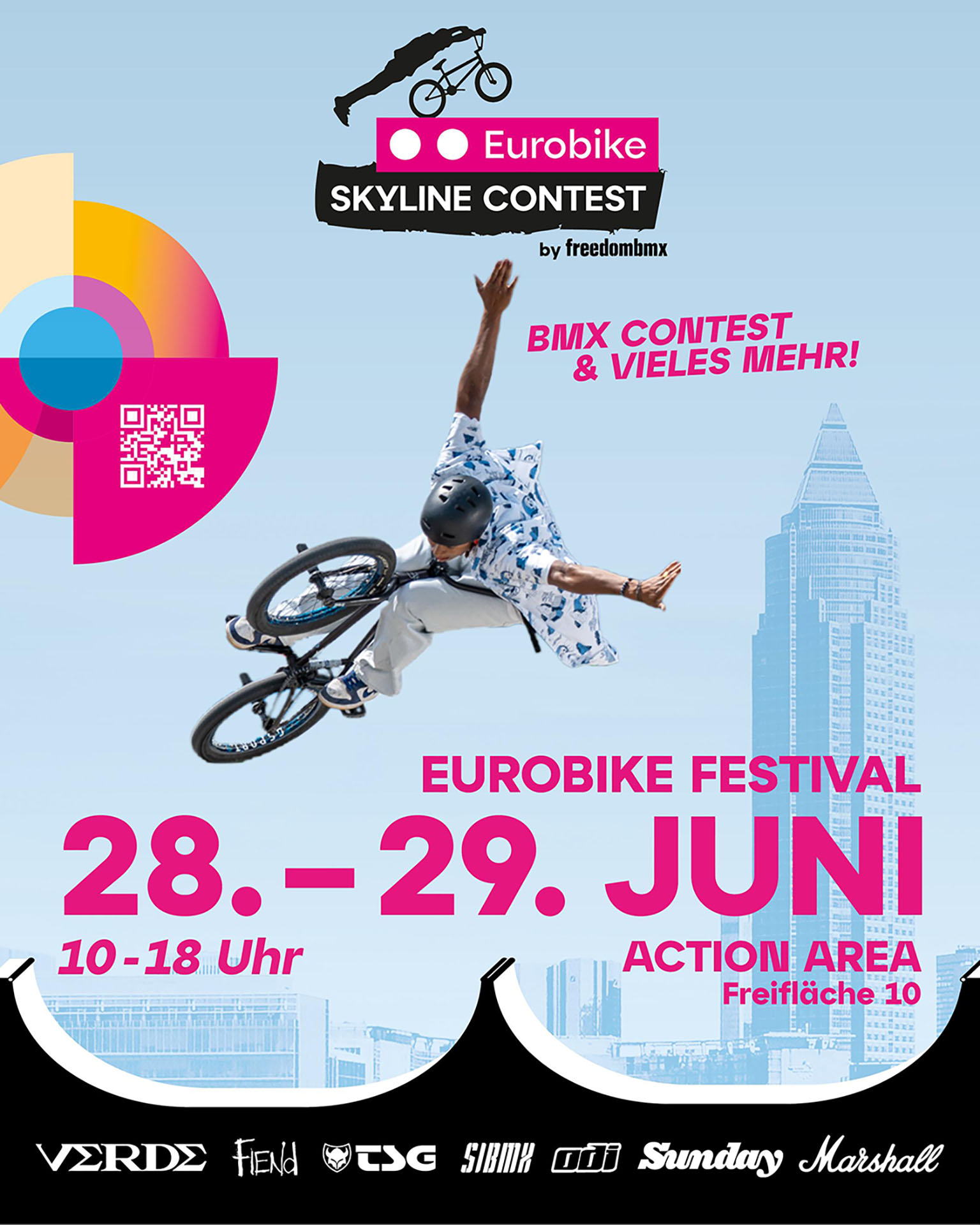 Nicht verpassen! Vom 28.–29. Juni geht der Skyline BMX Contest auf den Festival Days der Eurobike 2025 in die nächste Runde.