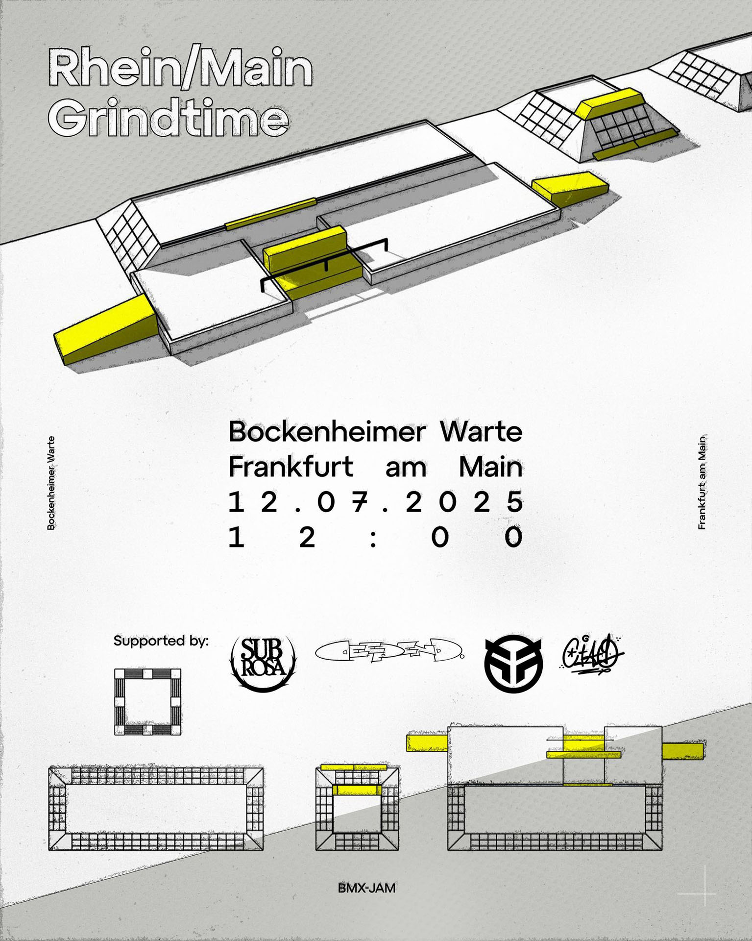 Bruno Hoffmann lädt am 12. Juli 2025 zur Rhein-Main Grind Time in Frankfurt am Main. Hier erfährst du alles Weitere.