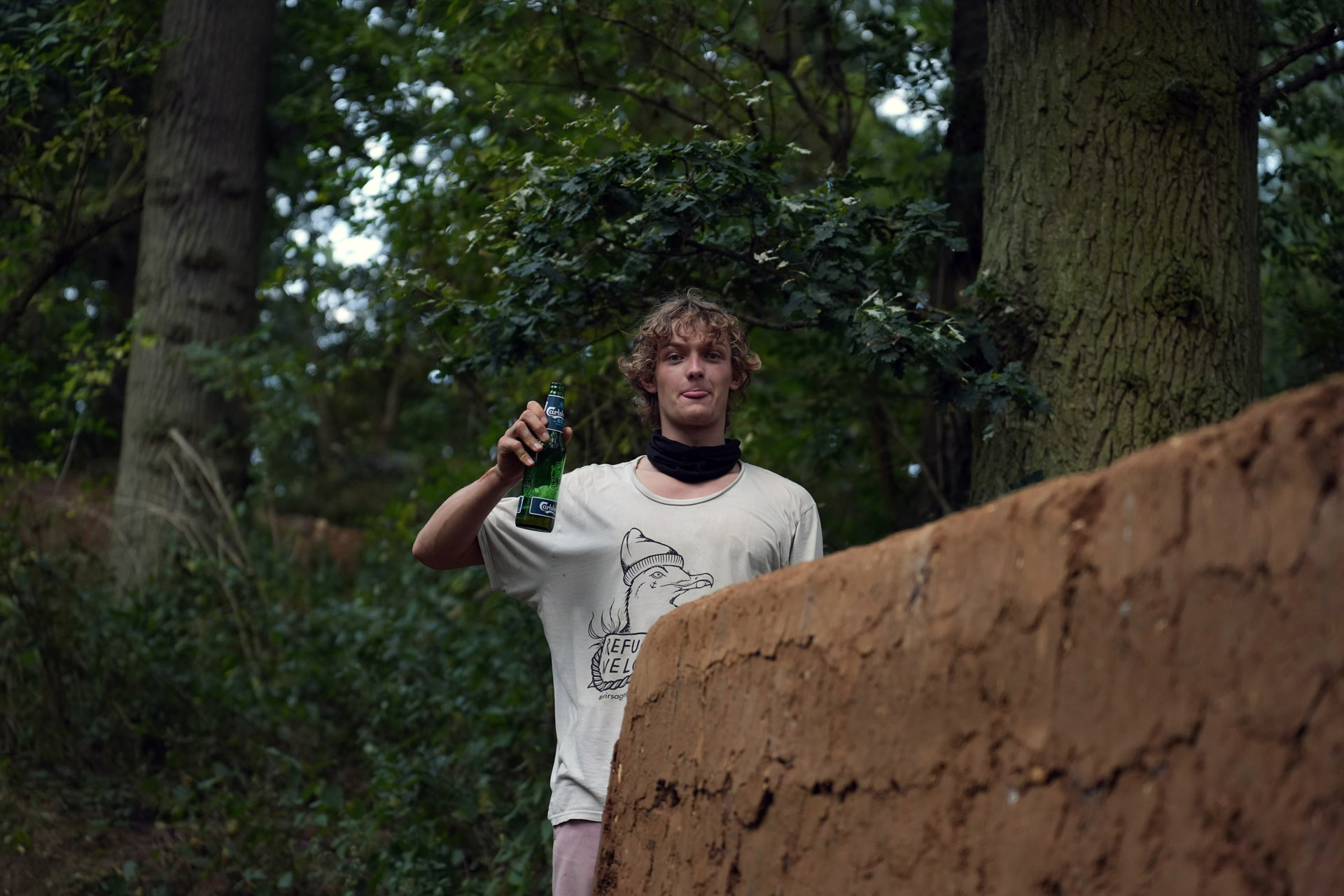 Jan hat dieses Shirt den ganzen Trip getragen. Alle anderen haben es gerochen, er wohl eher nicht. Prost mit 0,0 %