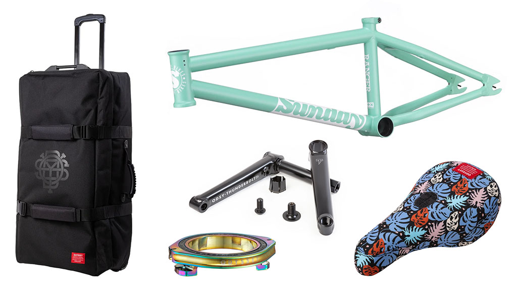 Über unsere Homies von SIBMX ist eine Lieferung mit Produktneuheiten von Odyssey und Sunday Bikes in Deutschland eingetroffen.